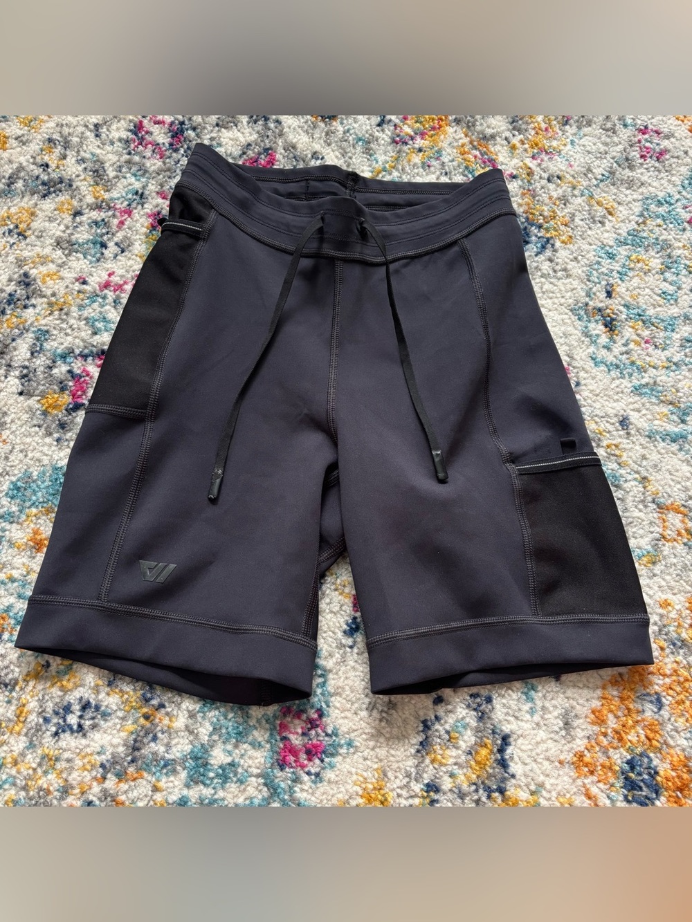 Wolaco women’s distance half tight running shorts black medium 7”
